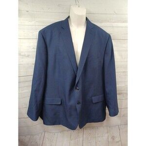 Van Heusen Navyblue Mens Blazer Jacket Sport Coat Sz 52R